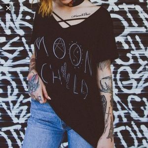 LIFE CLOTHING CO. BOHO "MOON CHILD" GRAPHIC TEE